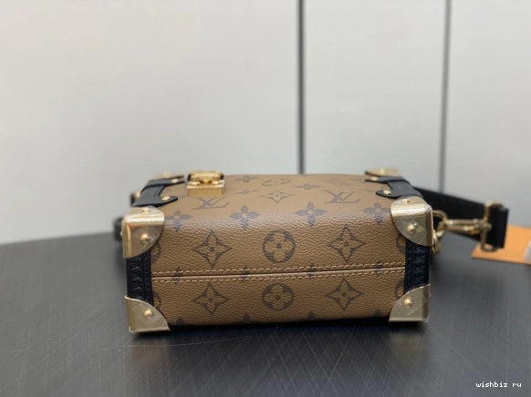 WIS TRUNK VUITTON PM-18×12.5×8cm SIDE LOUIS 0802